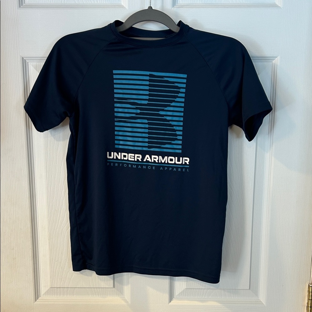 Under Armour Boy’s Dark Blue Graphic Tee